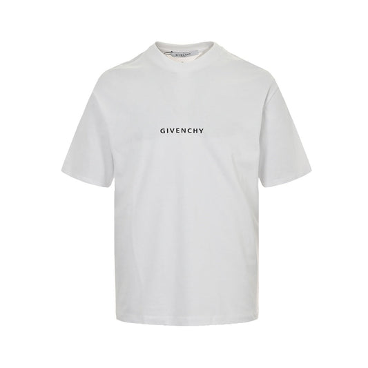 25ss Short sleeves with cross print on the back