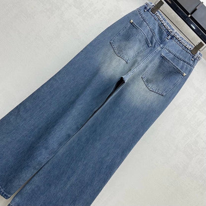 25 new denim twist braided suit