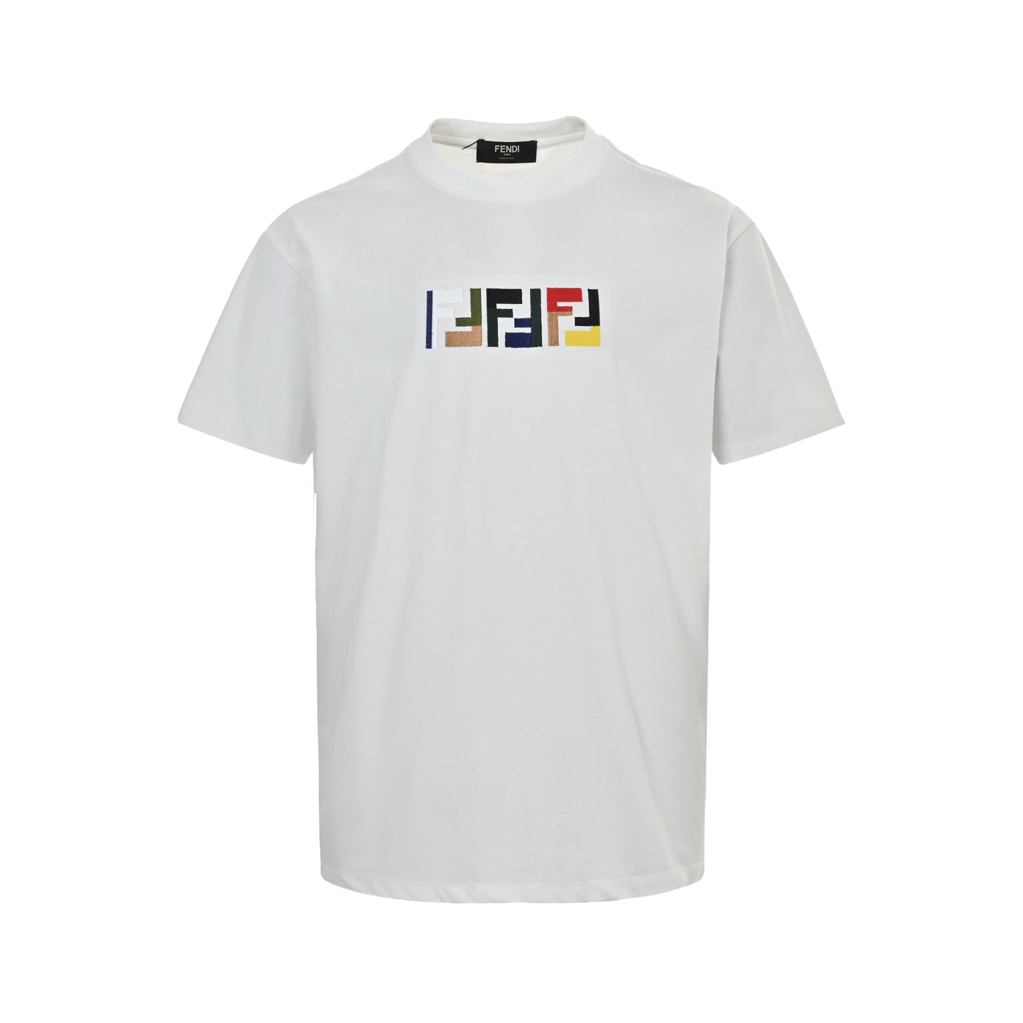 FF color embroidered short sleeves
