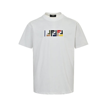 FF color embroidered short sleeves