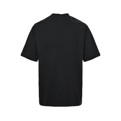 emoticon print short sleeves