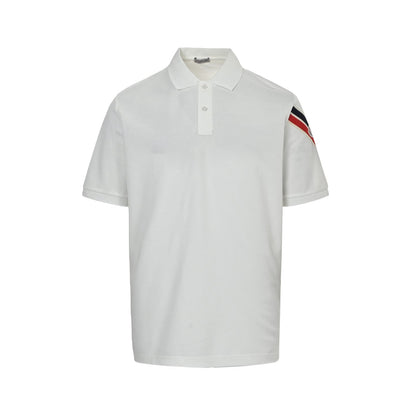 25ss cuff webbing Polo short sleeved shirt