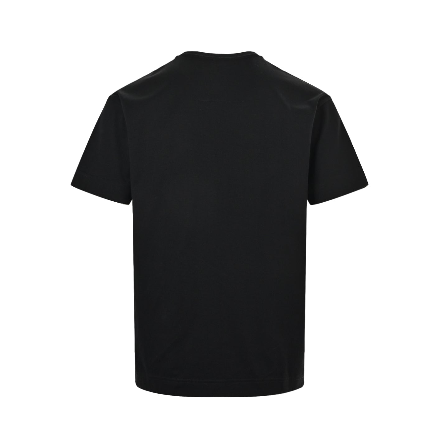 Fluorescent green letter embroidered short sleeves