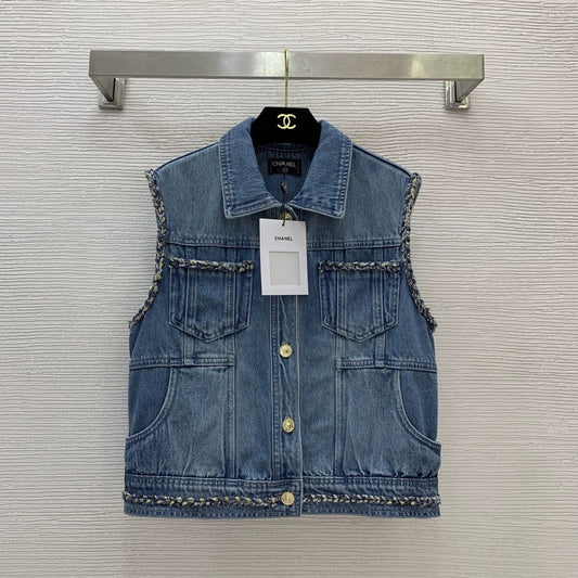 25 new denim twist braided suit