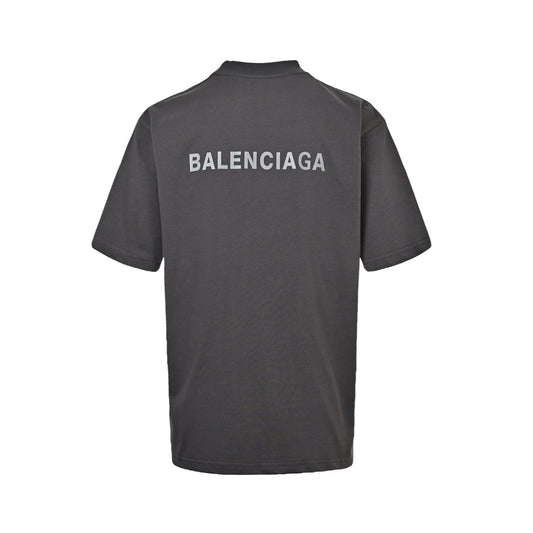 25ss Reflective letter short sleeves