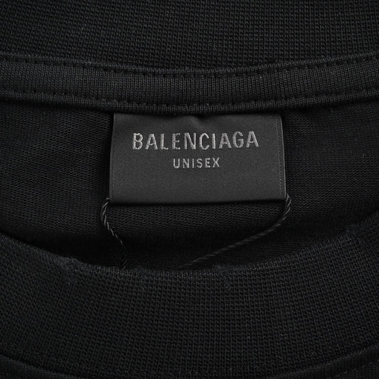 logo dissolving frayed short sleeves