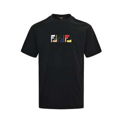 FF color embroidered short sleeves
