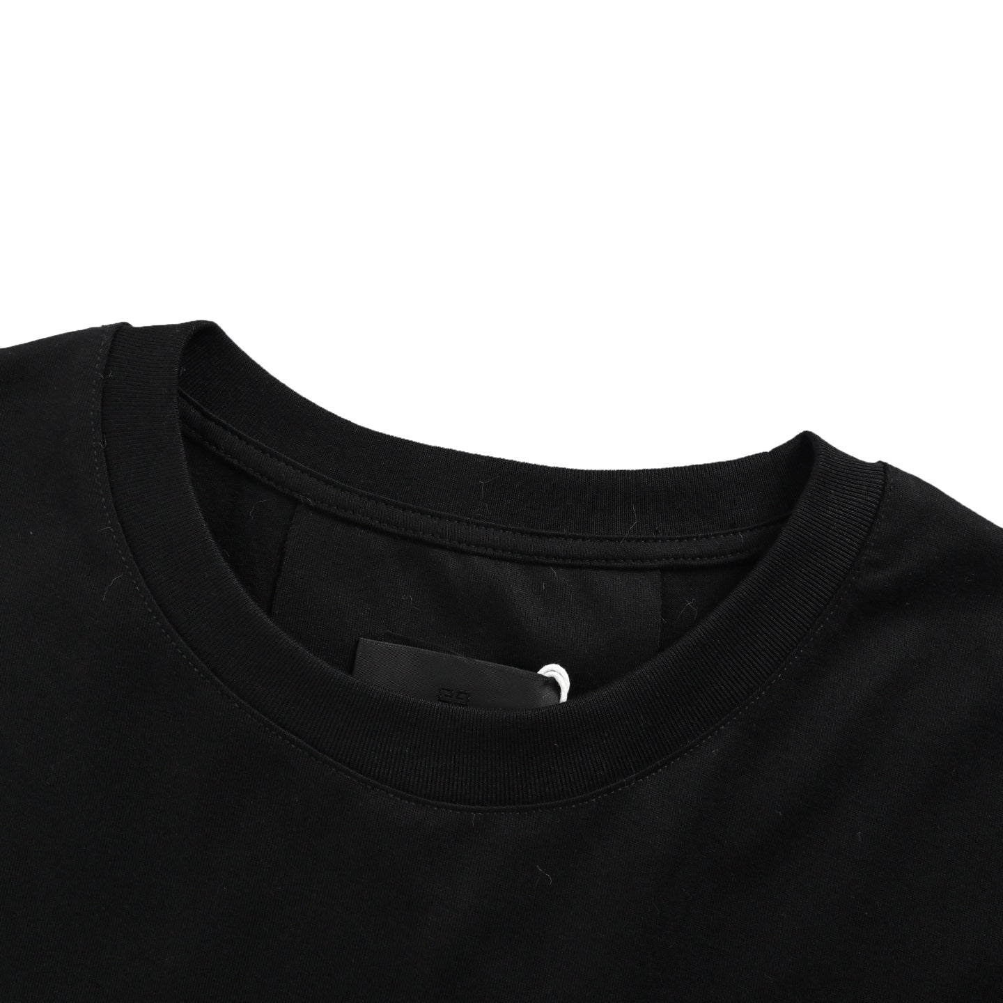 Fluorescent green letter embroidered short sleeves