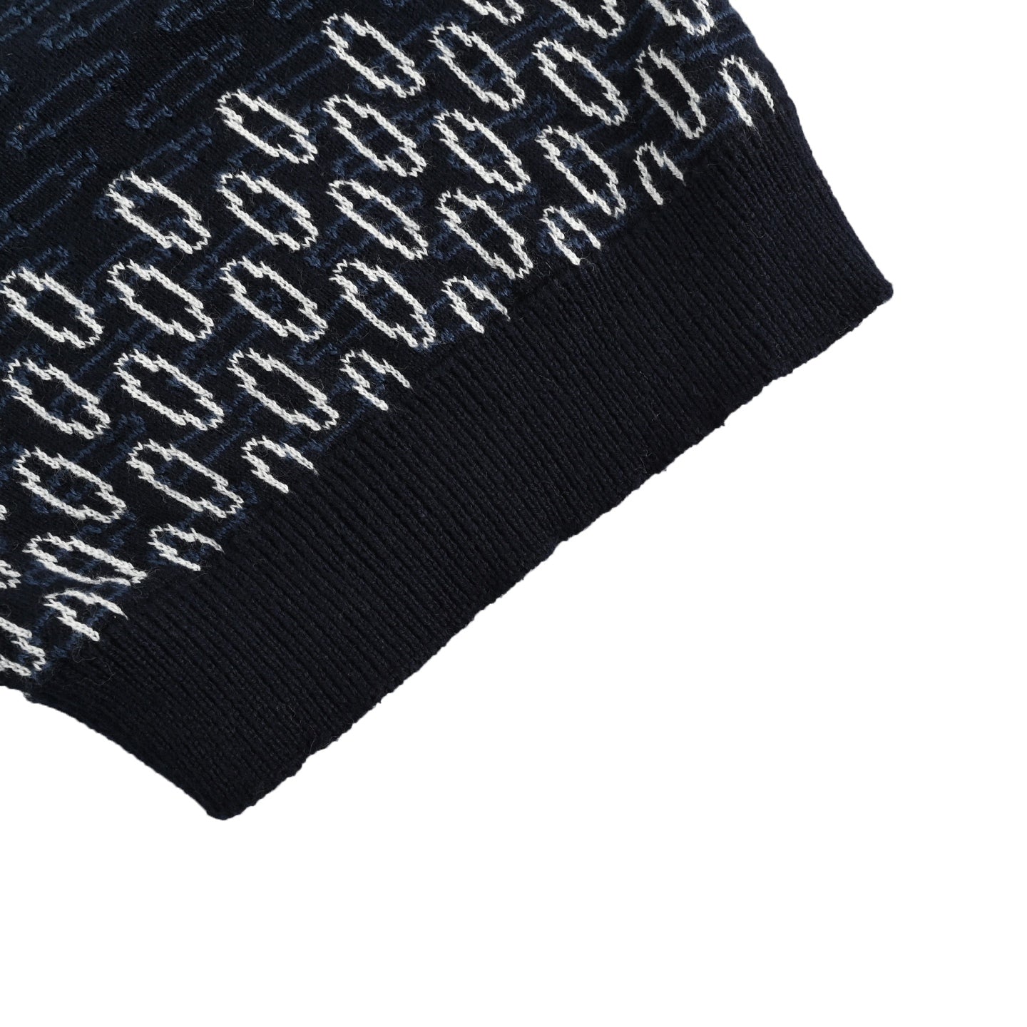 25ss checkerboard knitted short sleeve cardigan