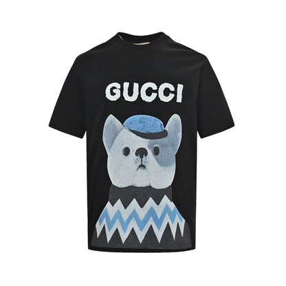 25ss Funny cartoon series printed short sleeves