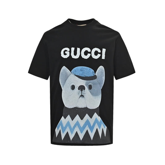 25ss Funny cartoon series printed short sleeves