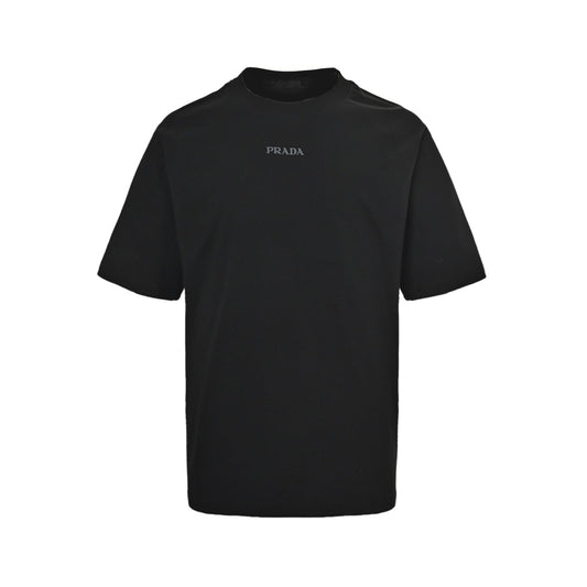 25ss Short sleeves with triangle logo on the back