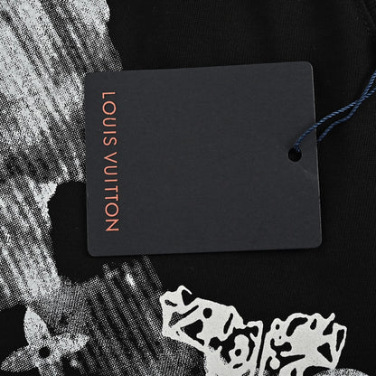 25ss Ink-dyed letter print short sleeves