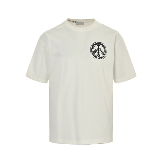 bone print short sleeves