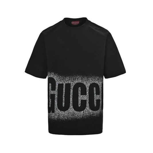 25ss Inkjet large letter logo print short sleeves