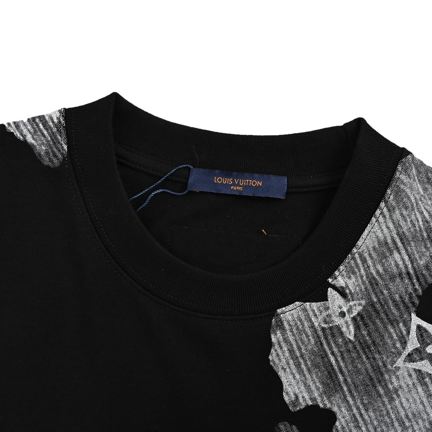 25ss Ink-dyed letter print short sleeves