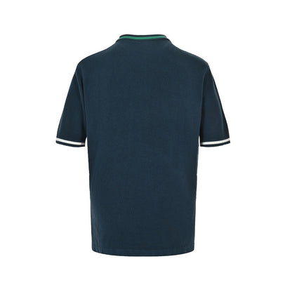 25ss Pocket Embroidered Knitted Polo Short Sleeve