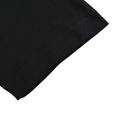 Fluorescent green letter embroidered short sleeves
