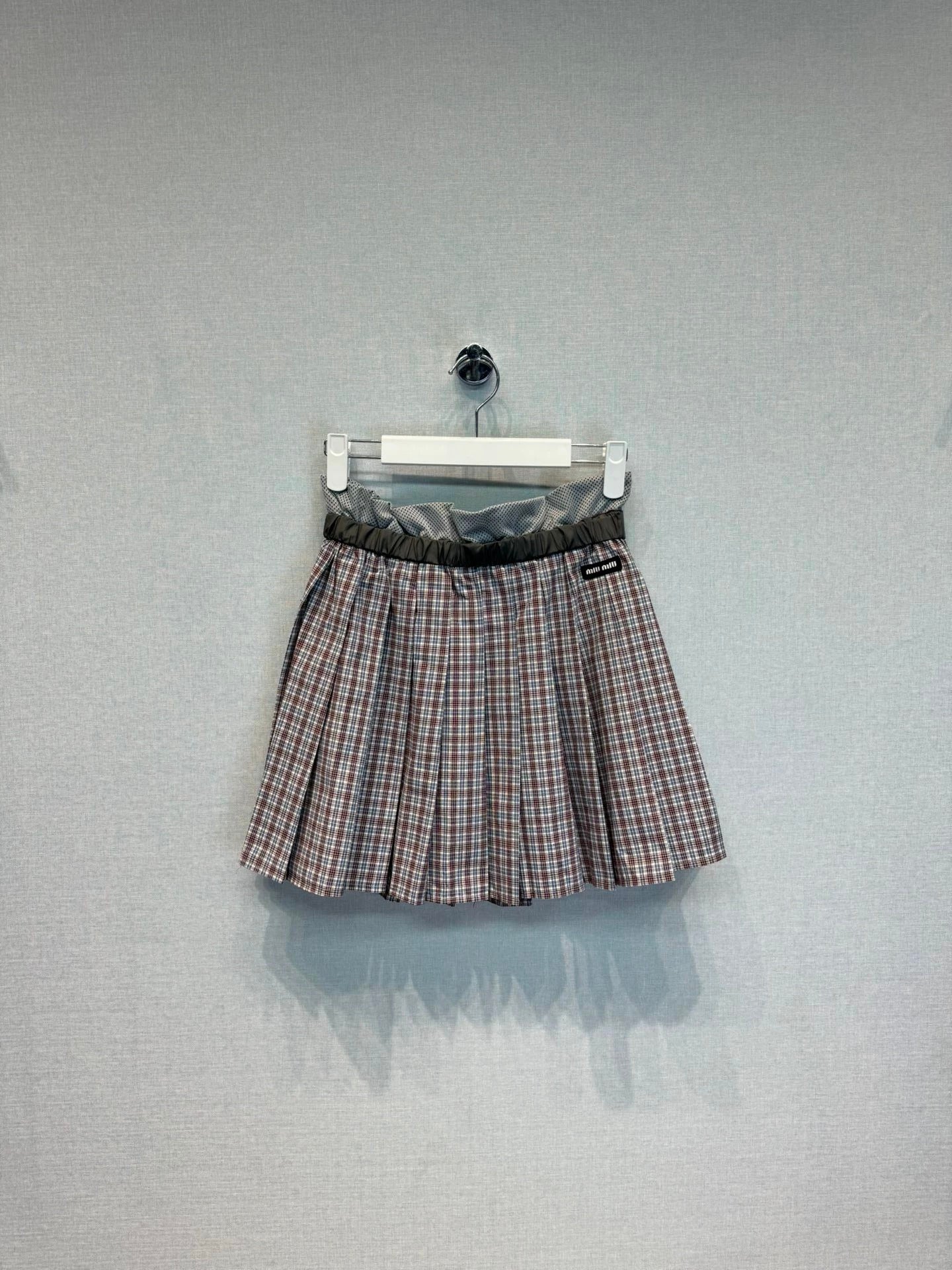 25 Spring and Summer New Plaid Pleated Skirt