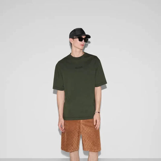 25 logo embroidered short sleeves