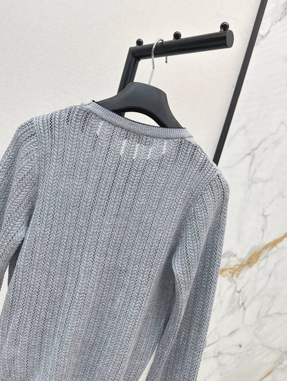 25fw Long sleeved knitted sweater