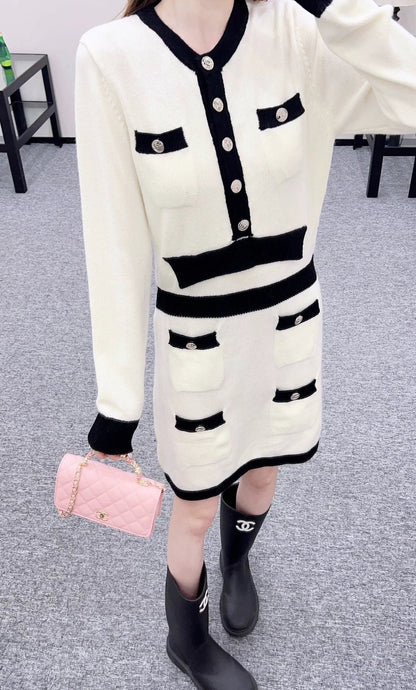 25fw knitted dress