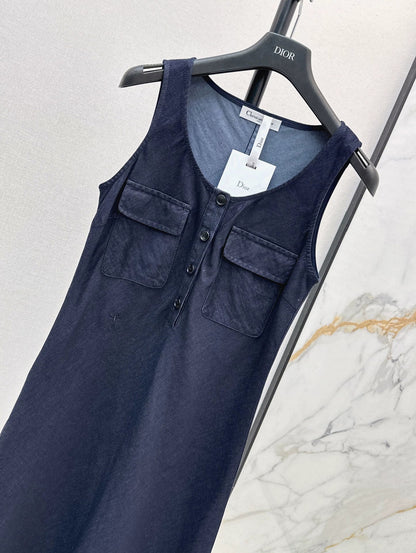 25fw Cowboy vest dress