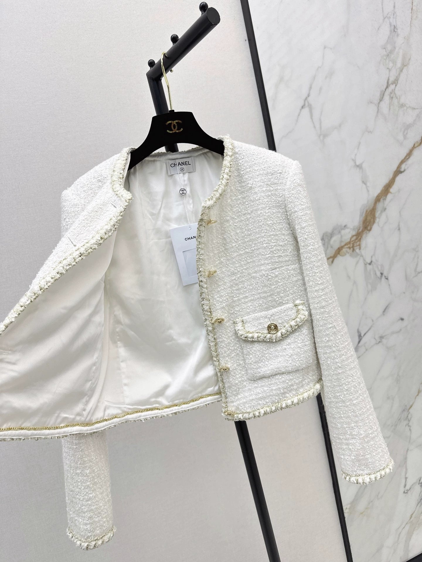 25fw Double pocket decorative border small jacket