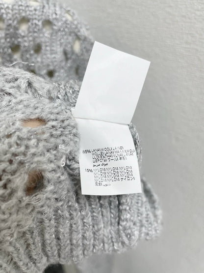 25fw new hollow knit sweater