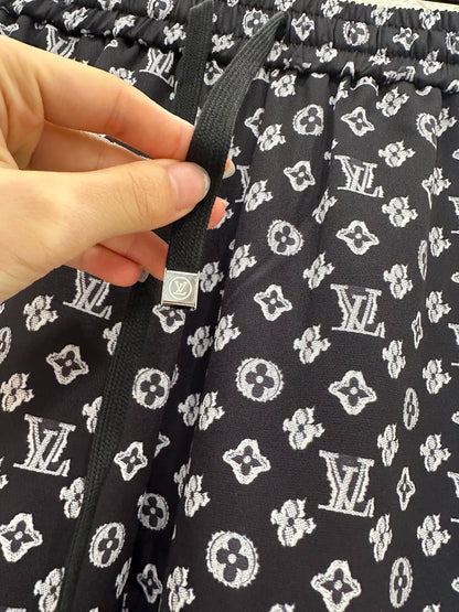 25fw Jacquard straight leg pants