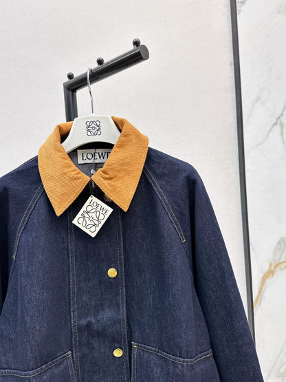 25fw Collar denim jacket