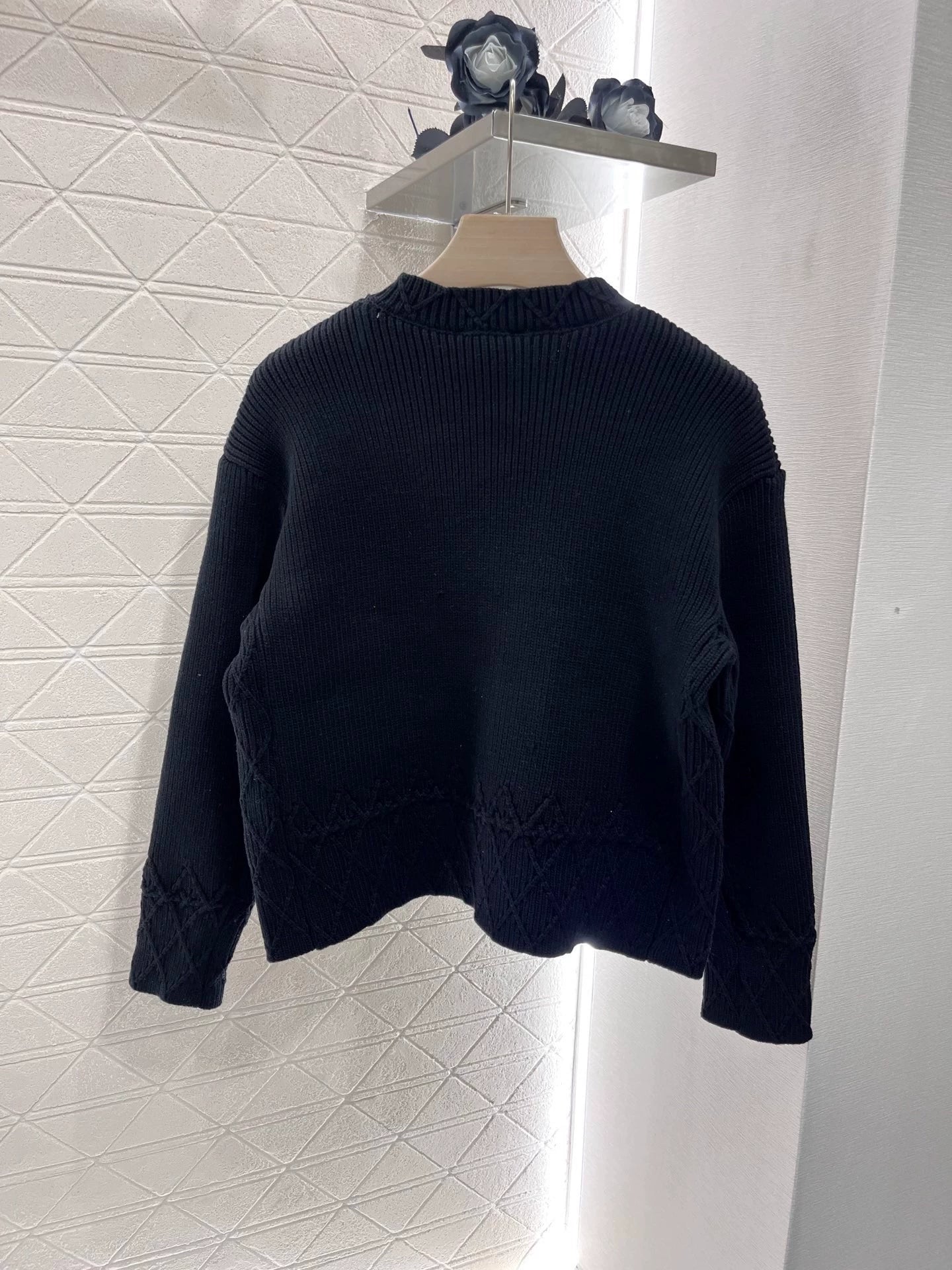 25fw  Lingge pocket knitted cardigan