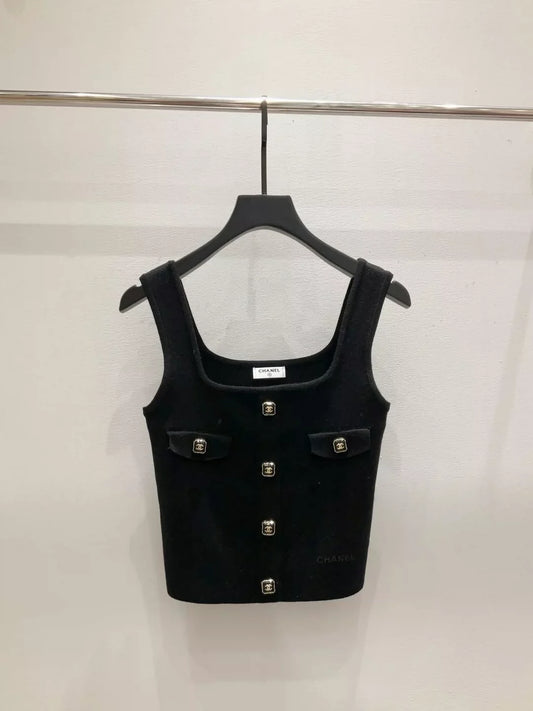 25fw knitted vest