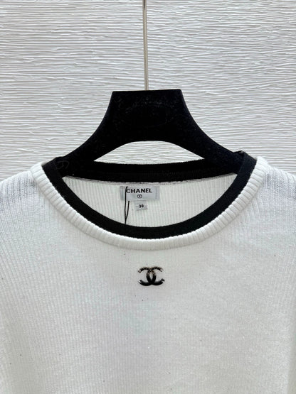 25fw Color blocked knitted sweater