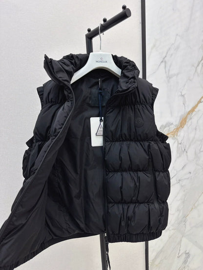25 Collar decoration down vest