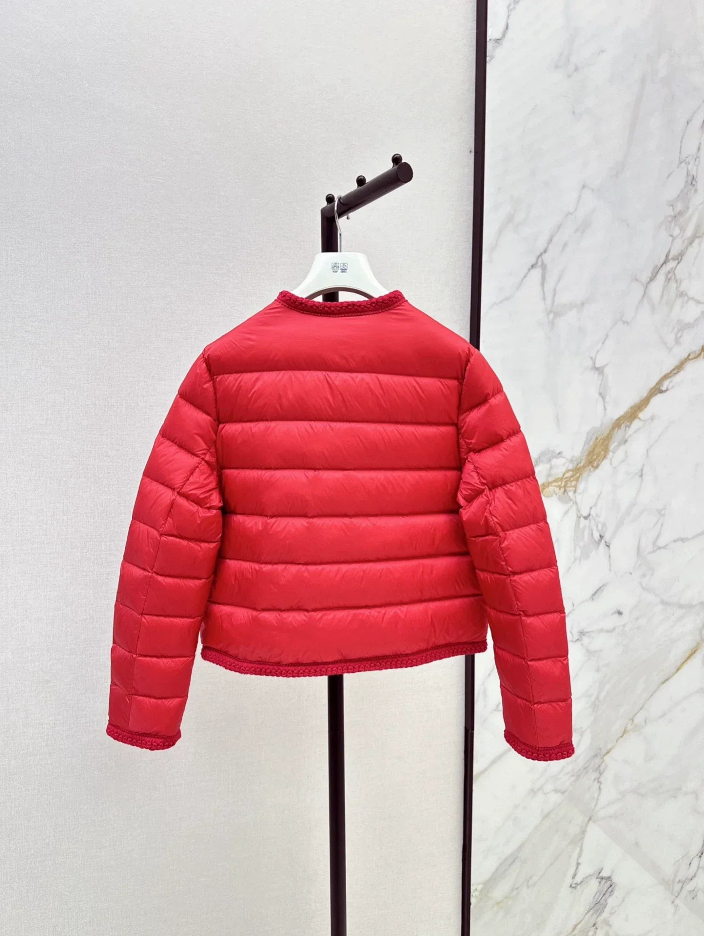 25fw Knitted and spliced down jacket