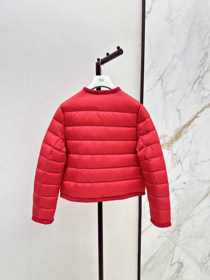 25fw Knitted and spliced down jacket