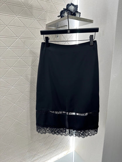 25 Lace Embroidered Skirt