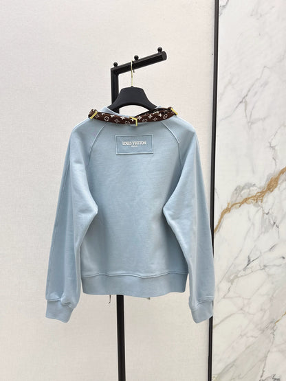 25fw Silk scarf pullover hoodie