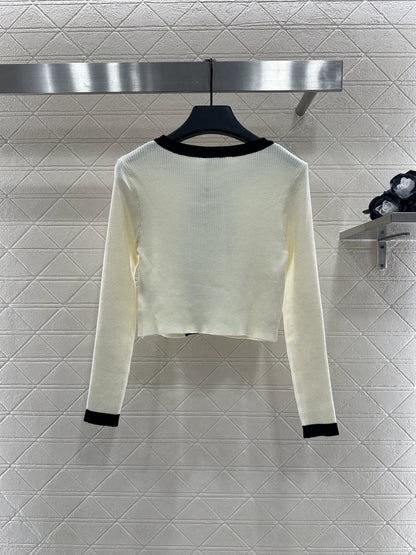 25fw Strap knit cardigan