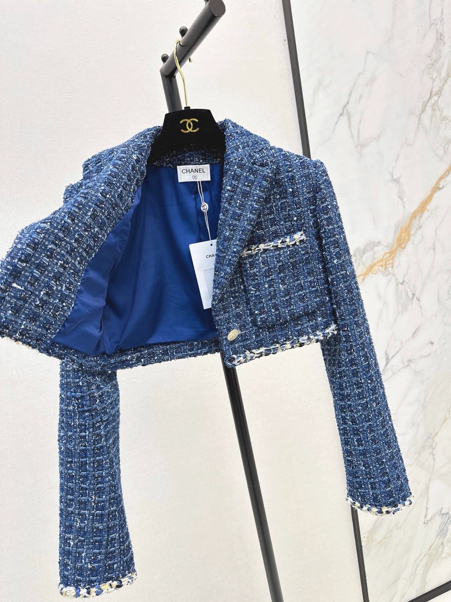 25fw Coarse woolen short jacket