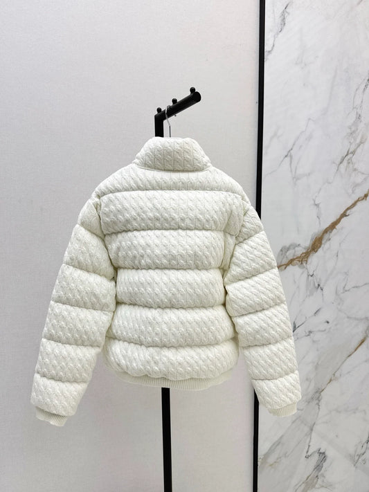 25fw Wool Knitted Bread Down Jacket