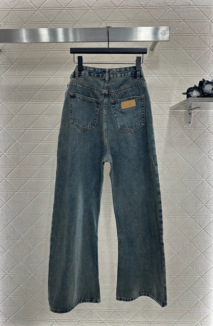 25fw Blended pocket curved knife jeans
