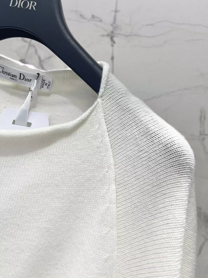 25fw One shoulder knitted long sleeved top