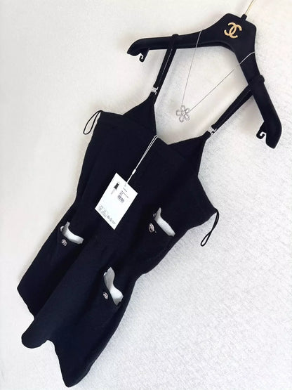 25fw Knitted camisole dress