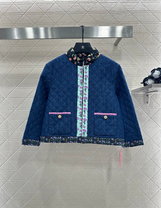 Val 25 Diamond-patterned  jacket