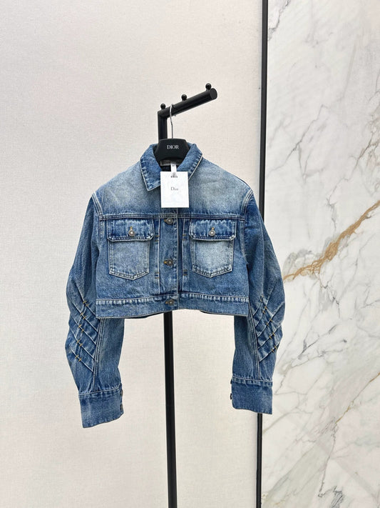 25fw Short denim jacket