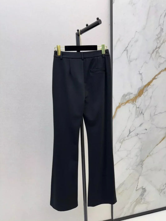 25fw Trumpet black pants