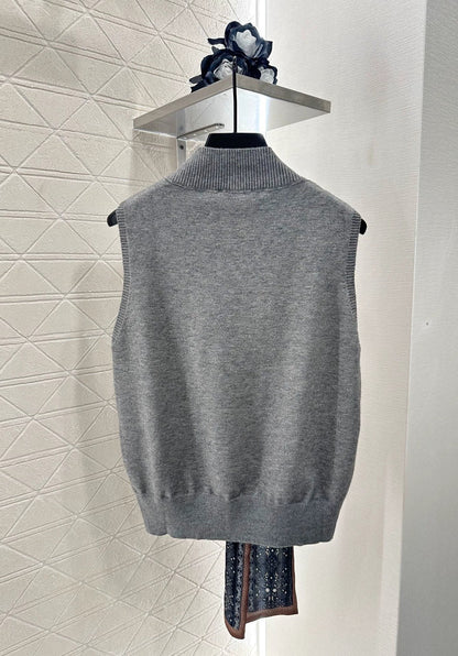 25 Scarf Knit Vest