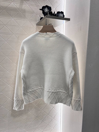 25fw  Lingge pocket knitted cardigan